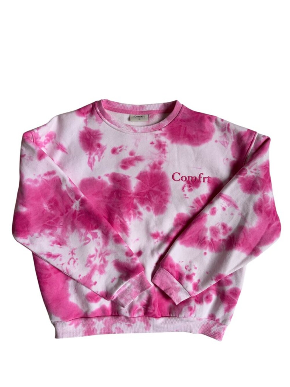 Comfrt Kids Minimalist Crewneck Sweatshirt (Strawberry Swirl) - XL